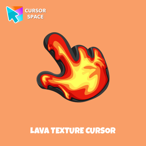 Lava Texture cursor pointer cursor