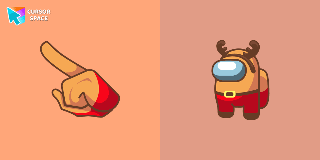 Among Us Deer Character cursor cursor pack
